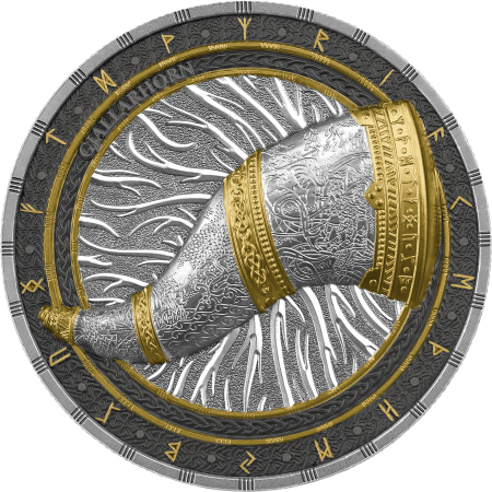 Allemagne Gjallarhorn - Les objets mythiques - 10 Marks Argent UHR Germania 2024