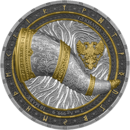 Allemagne Gjallarhorn - Les objets mythiques - 10 Marks Argent UHR Germania 2024