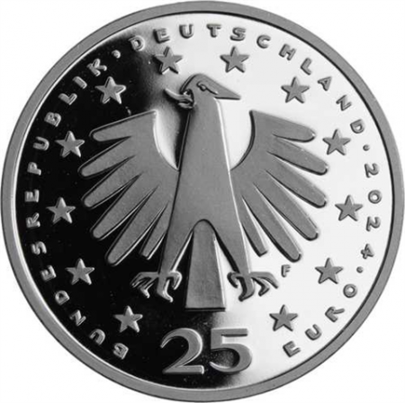 Allemagne Noël - Couronne de l\'Avent - 25 Euros Argent 2024