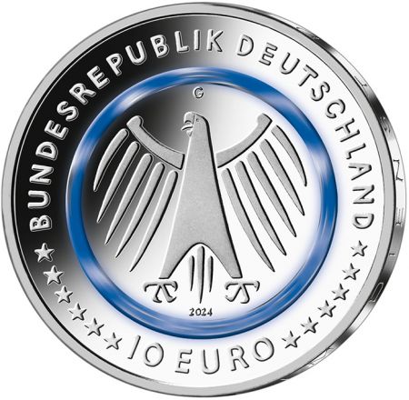 Allemagne Police - 10 Euros polymère 2024