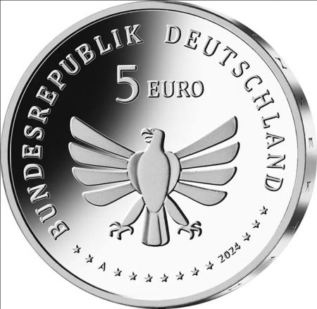 Allemagne Syrphe ceinturé - 5 Euros couleur 2024