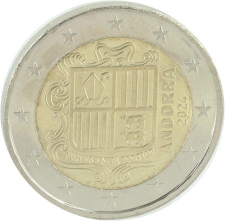 Andorre 2 Euros Circulation 2024