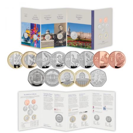 Angleterre Coffre annuel BU 2024 - 13 monnaies - Royal Mint