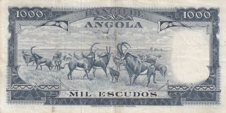 Angola 1000 Escudos - A. Tomas - barrage - 10-06-1970 - Série 30tTS