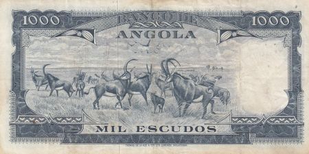 Angola 1000 Escudos - A. Tomas - barrage - 10-06-1970 - Série 55aA