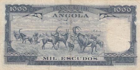 Angola 1000 Escudos - A. Tomas - barrage - 10-06-1970 - Série 63aA