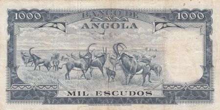 Angola 1000 Escudos - A. Tomas - barrage - 10-06-1970 - Série v2HG