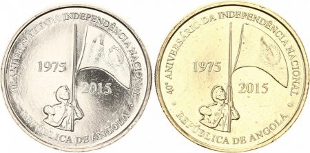 Angola 150 Kwanzas Serie 2 Pièces, Indépendance - 1975-2015