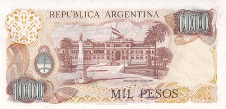 Argentine 1000 Pesos - Gen. San Martin - ND (1979-1980) - Série F