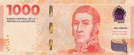 Argentine 1000 Pesos - José Francisco de San Martin - 2024 - Lettre P