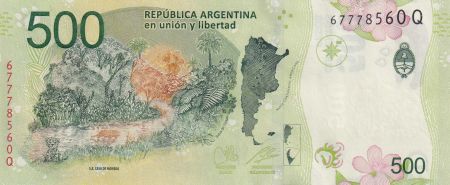 Argentine 500 Pesos Jaguar - Lettre Q