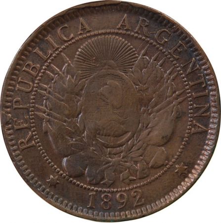 Argentine ARGENTINE - 2 CENTAVOS 1892