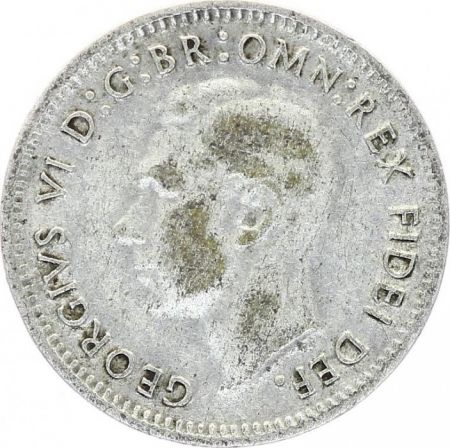 Australie 3 Pence Georges VI - 1949