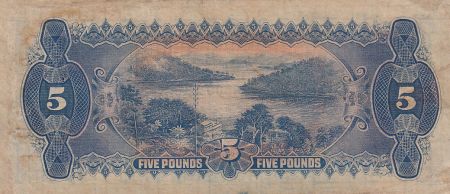 Australie 5 Pounds George V - 1924 - Préfix Q.7