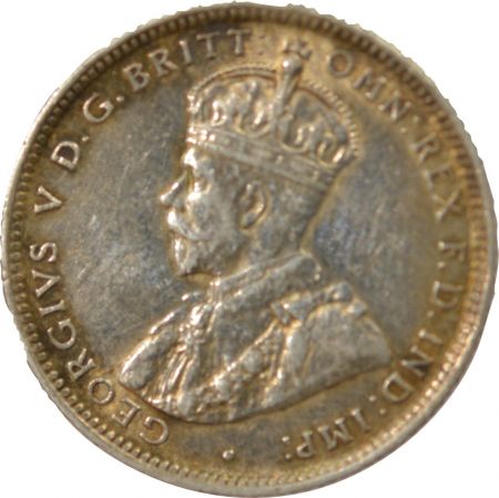 Australie AUSTRALIE, GEORGE V - SHILLING ARGENT 1916 M MELBOURNE