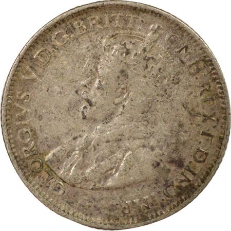 Australie George V - 6 Pence Argent - 1927 Londres