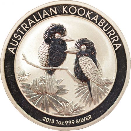 Australie Once Argent, Dollar, Kookaburra - 2013 P Perth