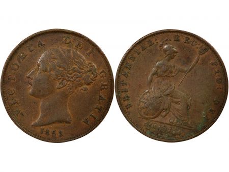 Australie Victoria - Penny, Portrait Jeune - 1853 Londres