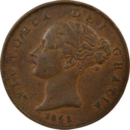 Australie Victoria - Penny, Portrait Jeune - 1853 Londres