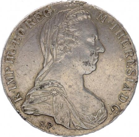 Autriche 1 Thaler Marie-Thérèse - 1780 X - Refrappe - ex.6