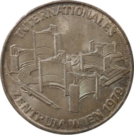 Autriche AUTRICHE  CENTRE INTERNATIONAL - 100 SCHILLING ARGENT 1979