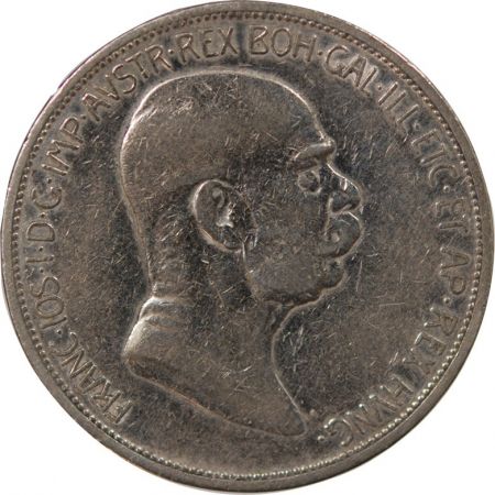 Autriche AUTRICHE, FRANCOIS-JOSEPH Ier - 5 CORONA ARGENT 1909