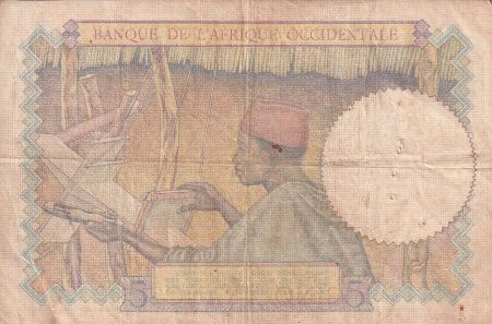 B A O 5 Francs - Caféier - Tisseran - 01-08-1935 - Série M.1327 - P.21