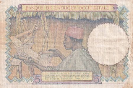 B A O 5 Francs - Caféier - Tisseran - 06-03-1941 - Série M.8006 - TTB+ - P.21