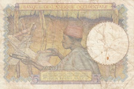 B A O 5 Francs Caféier - Tisseran - 01-08-1935 Série F.1212