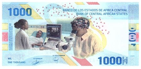 BEAC 1000 Francs - Banque Centrale de Yaoundé - CEMAC - 2020 (2022) - Série E2