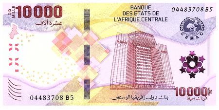 BEAC 10000 Francs - Banque Centrale de Yaoundé - CEMAC - 2020 (2022) - Série B5