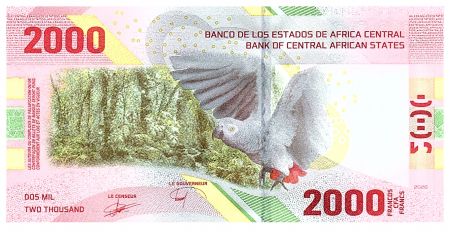 BEAC 2000 Francs - Banque Centrale de Yaoundé - CEMAC - 2020 (2022) - Série D4