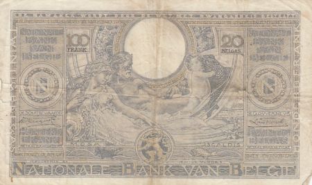 Belgique 100 francs - Elisabeth et Albert - 03-02-1934 - Série H.018