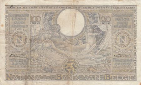 Belgique 100 francs - Elisabeth et Albert - 24-03-1934 - Série A.432