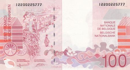 Belgique 100 Francs ND1992-94 - James Ensor