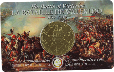 Belgique 2,5 Euros Commémo. 2015 - Bataille de Waterloo