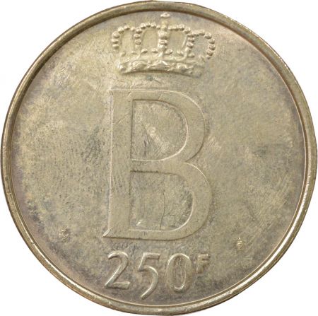 Belgique Baudouin I - 250 Francs Argent, 25 Ans de Règne - 1976 Bruxelles