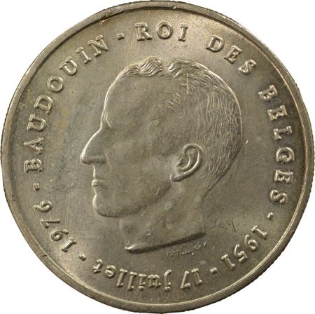 Belgique Baudouin I - 250 Francs Argent, 25 Ans de Règne, en Français - 1976 Bruxelles