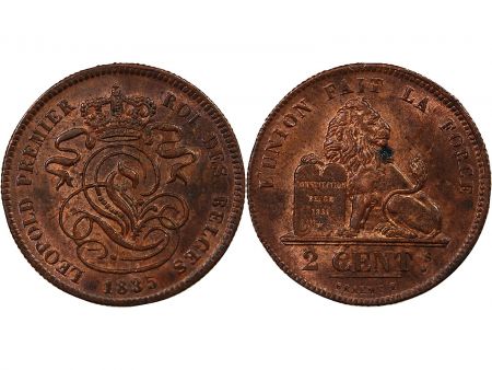 Belgique BELGIQUE  LEOPOLD Ier - 2 CENTIMES 1835