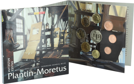 Belgique Coffret BU Euro 2012 - Musée Plantin-Moretus