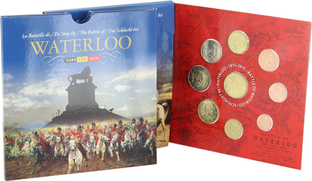 Belgique Coffret BU Euro 2015 - 200 ans de la bataille de Waterloo