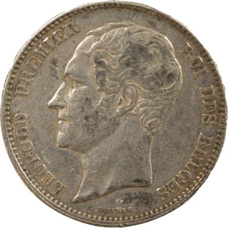 Belgique Léopold I - 2 1/2 Francs Argent, Grande Tête - 1849 Bruxelles