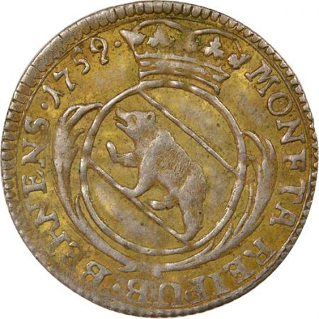 Berne 10 Kreuzer Argent - 1759