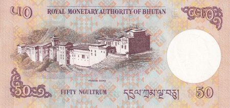 Bhoutan 50 Ngultrum - J. Doriji Wangchuk - Palais Trongsa - 2008 - P.31