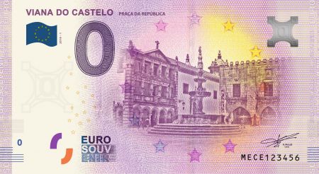 Billet 0 Euro Souvenir - Viana do Castelo - Portugal 2019