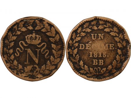 BLOCUS DE STRASBOURG  NAPOLEON Ier - DECIME 1815. BB