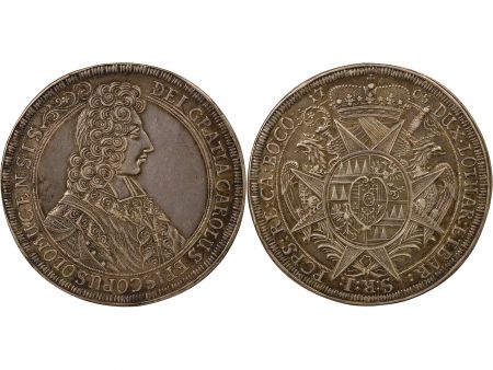 Bohéme et Moravie Evêché de Olmütz, Charles III - Thaler Argent - 1705 Kremsier