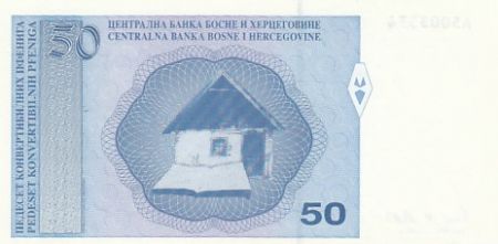 Bosnie-Herzégovine 50 Pfeniga - Branko opi - 1998 - Sup - P.58