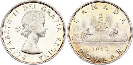 Canada 1 Dollar,  Elisabeth II - 1963