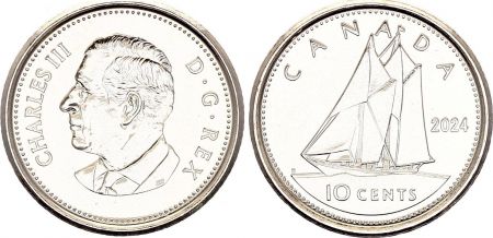 Canada 10 Cents - Charles III - 2024